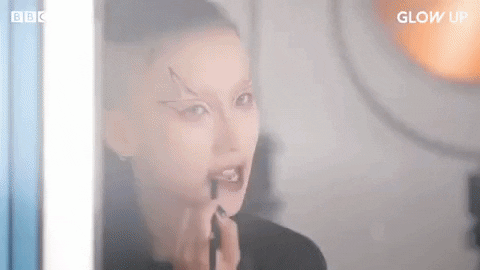 Glow Up Make-Up GIF by BBC Three