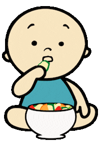 breifreibaby baby comida bebe feeding Sticker