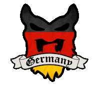 Germany Beard Sticker by BEARDED VILLAINS