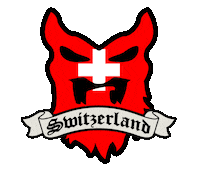 Beard Switzerland Sticker by BEARDED VILLAINS
