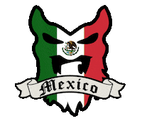 Mexico Beard Sticker by BEARDED VILLAINS