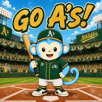 Blue Monkey Baseball GIF by Respective