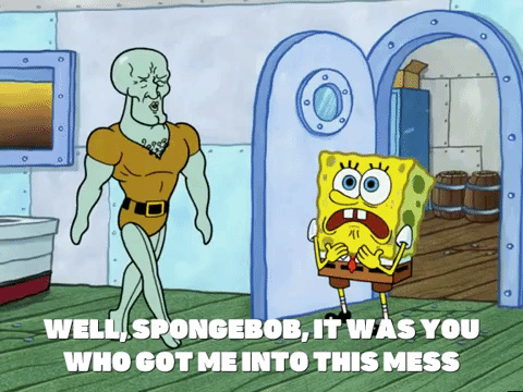 season 5 the two faces of squidward GIF by SpongeBob SquarePants