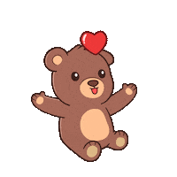 Happy Love You Sticker by BEARISH