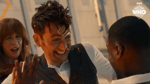 David Tennant Ncuti Gatwa GIF by Doctor Who