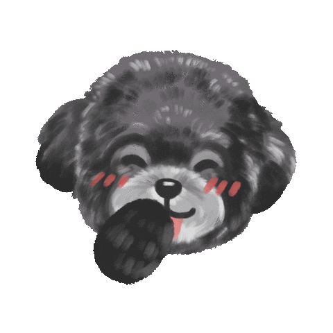 Toy Poodle Dog Sticker