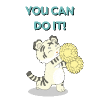 Tiger Rooting For You Sticker by Ordinary Frends
