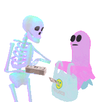 Trick Or Treat Sticker Sticker by jjjjjohn