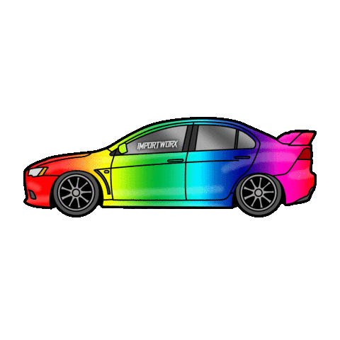 Car Racing Sticker by ImportWorx