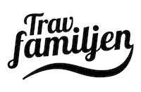 Travfamiljen travfamiljen bymeanddizain Sticker