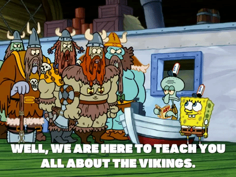 season 6 dear vikings GIF by SpongeBob SquarePants