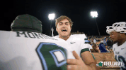 football cheering GIF by GreenWave
