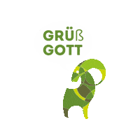 Grüßgott Sticker by Bookatrekking.com