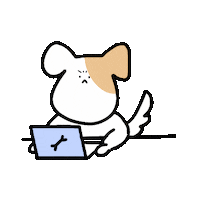 hye__piness dog anger hyep Sticker