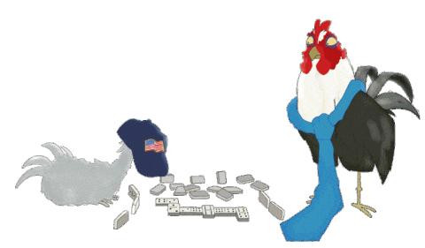 Puerto Rico Domino Sticker