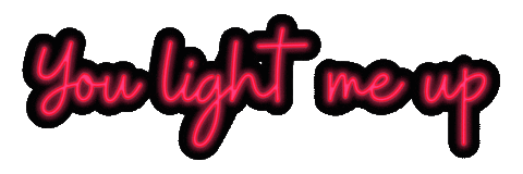 I Love You Neon Sticker by John Greed Jewellery