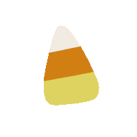 gmfdesigns halloween candy corn candy corn Sticker