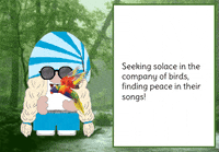 Birds Gnome GIF