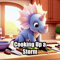 Dinner Cooking GIF by Divineasaur