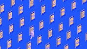 ShawnFan art illustration hand phone GIF