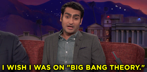kumail nanjiani i wish i was on big bang theory GIF by Team Coco