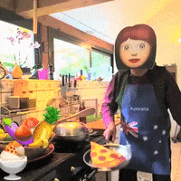 Hungry Pizza GIF by Anne Horel