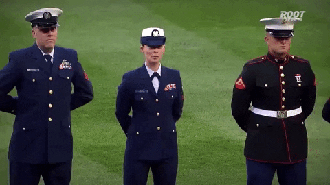 Salute Honor GIF by ROOT SPORTS