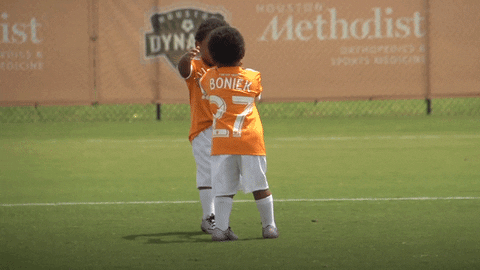 Soccer Hug GIF by Houston Dynamo FC
