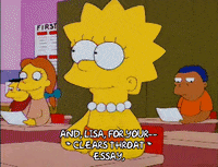 lisa simpson miss hoover GIF