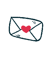 Valentines Day Message Sticker by Arianna Spelonga
