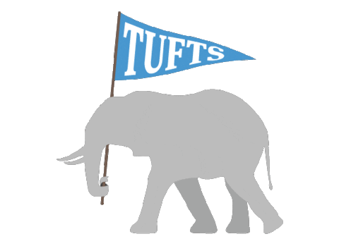 Tufts University Jumbo Sticker by Tufts