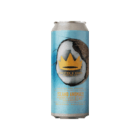 Craft Beer Coconut Sticker by Crowns and Hops Brewing Co