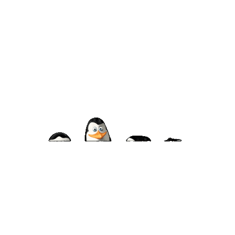 Winter Penguin Sticker by rusticae
