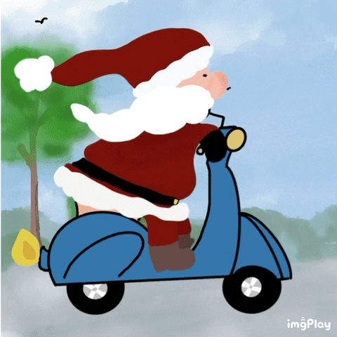 Daluha giphyupload fun bike merry christmas GIF