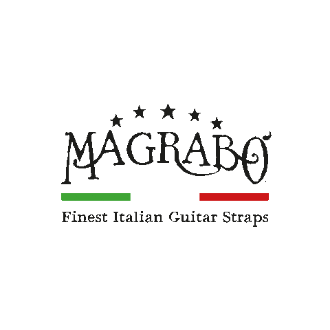 Magrabo guitar magrabo tracolla guitar strap Sticker