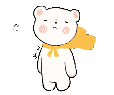 Hyrcae giphyupload sticker kawaii bear Sticker