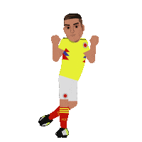 celebrate james rodriguez Sticker by SportsManias