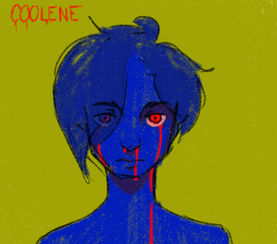 Coolene giphyupload sad blue mad GIF