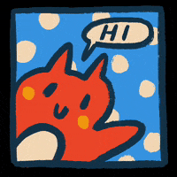 Cat Hello GIF by Abitan