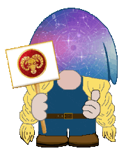 Zodiac Gnome Sticker