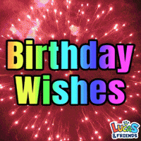 Happy Birthday Celebration GIF by Lucas and Friends by RV AppStudios