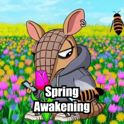 Spring Awakening Flowers GIF by Chillo Dillo