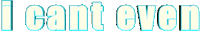 Teenagers I Cant Even Sticker by AnimatedText