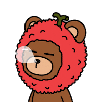 Tired Blue Monday Sticker by LYCHEE AND FRINEDS