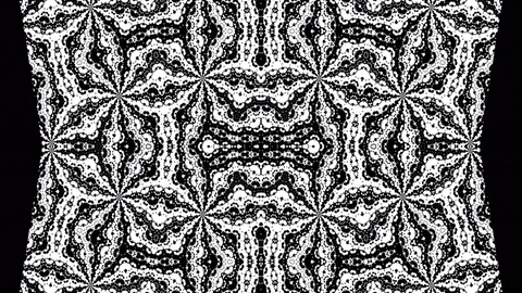 anniemuse giphyupload psychedelic black and white mask GIF