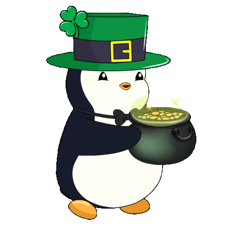 Money Gold Sticker by Pudgy Penguins