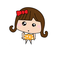 cminong girl wow cartoon emoji GIF