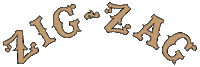 Zigzaginc zigzag zig-zag Sticker