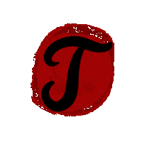 Lettering Blood Sticker