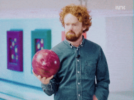 slap bowling GIF by NRK P3